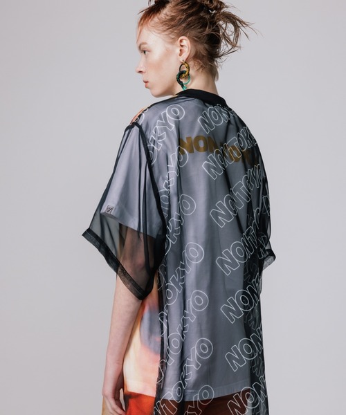 「NON TOKYO」 半袖カットソー FREE ブラック レディース_画像5