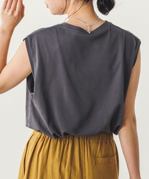 「hunch」 ノースリーブトップス FREE グレー系その他 レディース_画像3