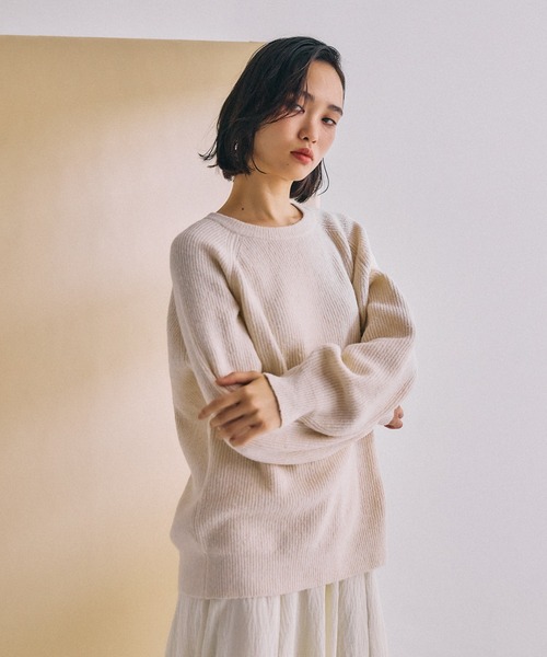 mysty woman（ミスティウーマン） ニット セーター 「WEB限定」アイス
