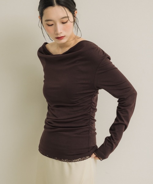NEUNA（ヌナ） tシャツ ノーブルドレープトップス レディース
