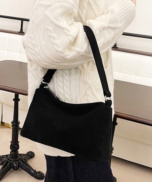 ハンドバッグ スウェードスクエアハンドバッグ : ZOZOTOWN Yahoo!店