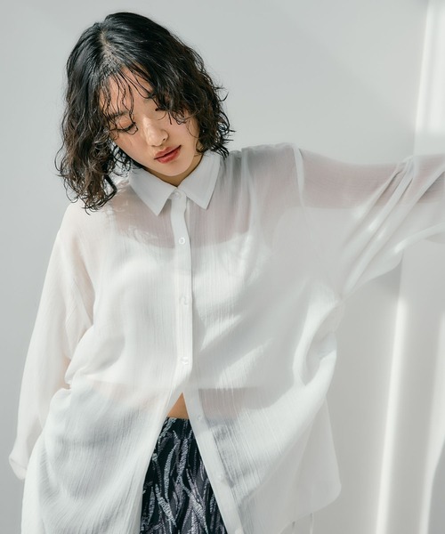 「LEPSIM」 長袖シャツ FREE イエロー系その他 レディース_画像4