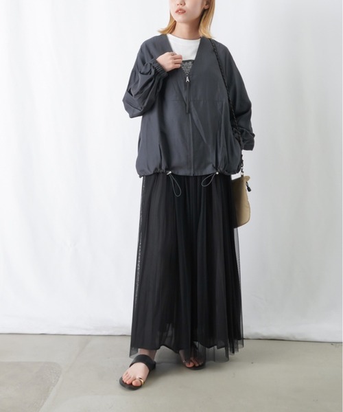 「LUCA/LADY LUCK LUCA」 ブルゾン FREE チャコールグレー レディース_画像7