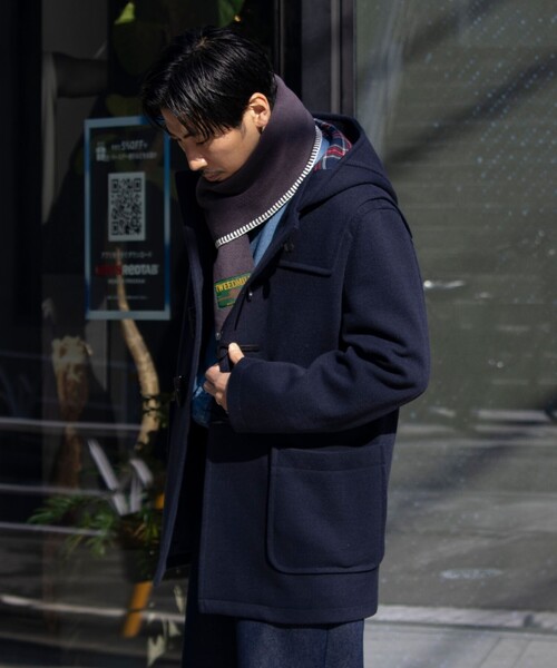 GLOSTER（グロスター） ダッフルコート S ネイビー メンズ : ZOZOTOWN