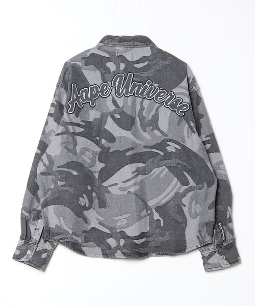 シャツ AAPE MAIN LONG SLEEVE SHIRT(camouflage) メンズの画像