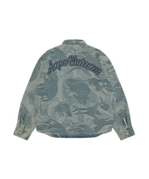 シャツ AAPE MAIN LONG SLEEVE SHIRT(camouflage) メンズの画像