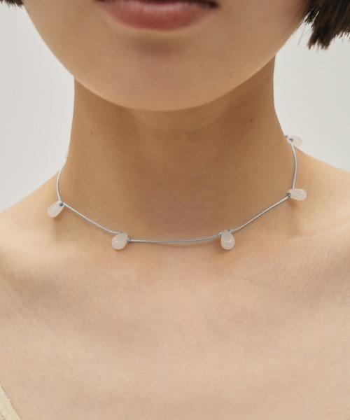 チョーカー Glass Beads Choker レディースの画像