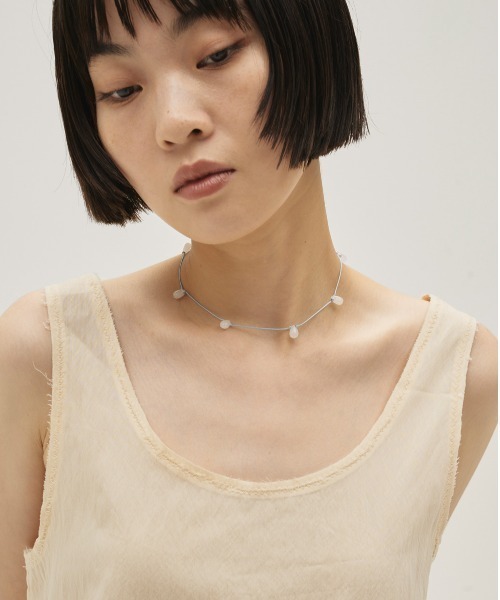 チョーカー Glass Beads Choker レディースの画像
