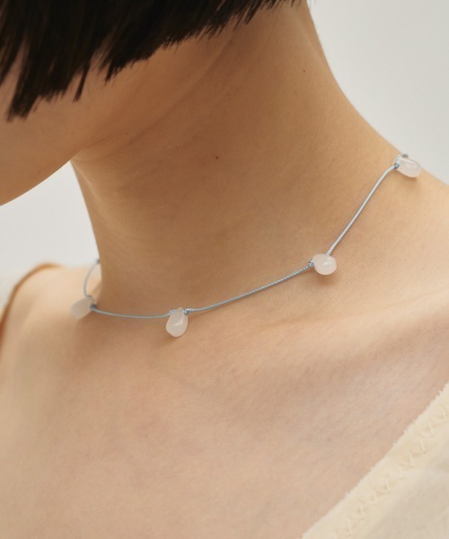 チョーカー Glass Beads Choker レディースの画像