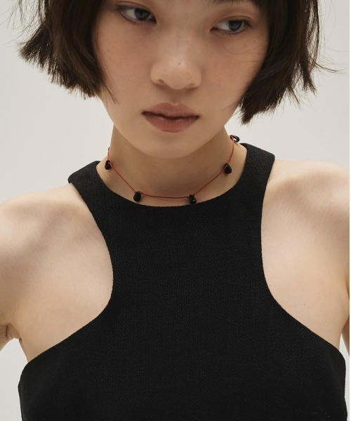 チョーカー Glass Beads Choker レディースの画像