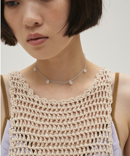 チョーカー Glass Beads Choker レディースの画像