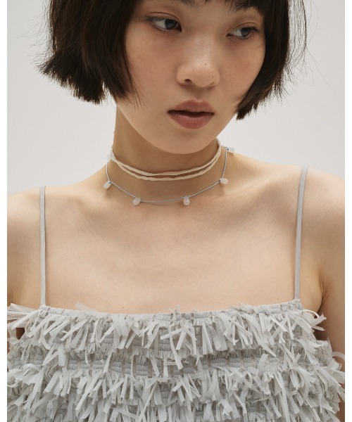 チョーカー Glass Beads Choker レディースの画像