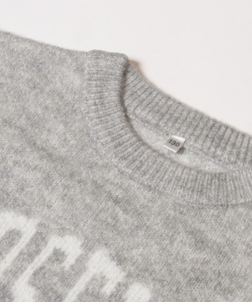 Yoko Kids ニット sophitica ニットジャガード デイジー ブラック×80cm | マタニティ