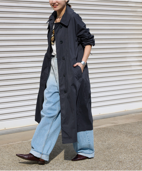 【新品】JOURNAL STANDARD コットンステンカラーコート 紺 新品】JOURNAL STANDARD コットンステンカラーコート 紺 JOURNAL