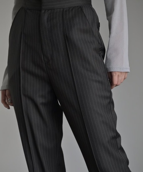 「LEANN MOMENT」 スラックス MEDIUM グレー レディース_画像3