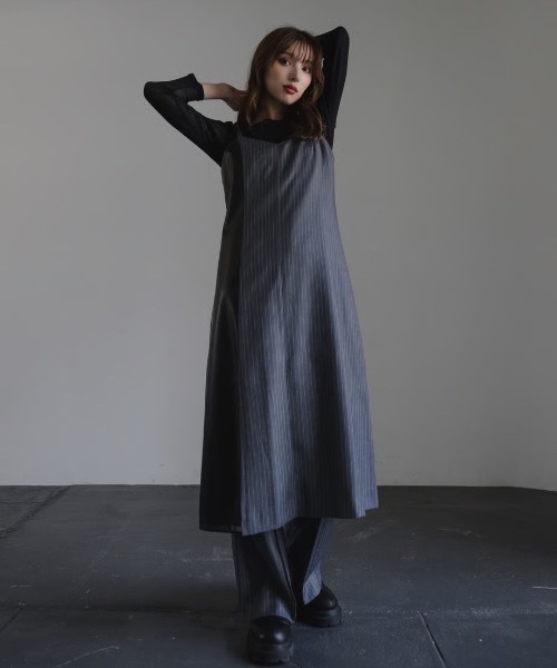「LEANN MOMENT」 スラックス MEDIUM グレー レディース_画像8