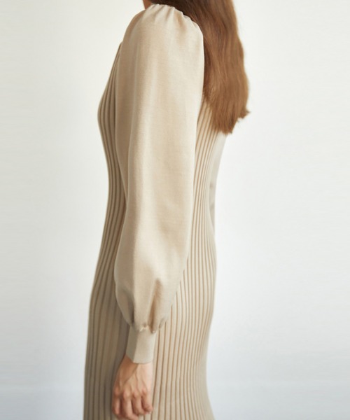 「RANDEBOO」 ニットワンピース FREE ベージュ レディース_画像10