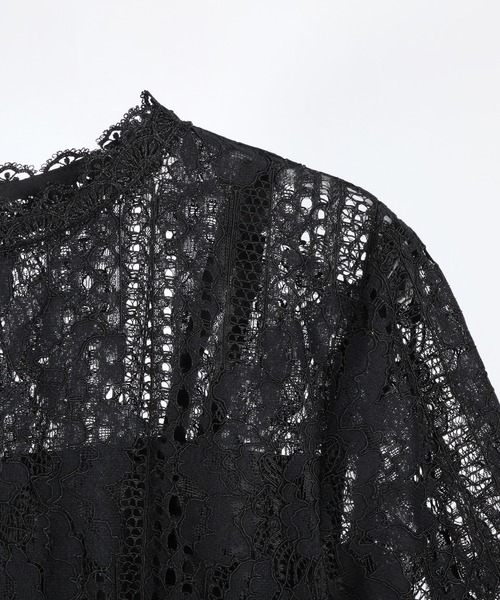 「DRESS PLUS」 半袖ワンピース X-LARGE ダークグリーン レディース_画像7