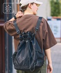 デイバック リュック 「撥水加工」5WAYドロ...の詳細画像2