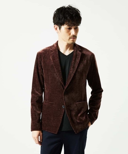 MK MICHEL KLEIN HOMME ジャケット テーラードジャケット 「ふわふわ