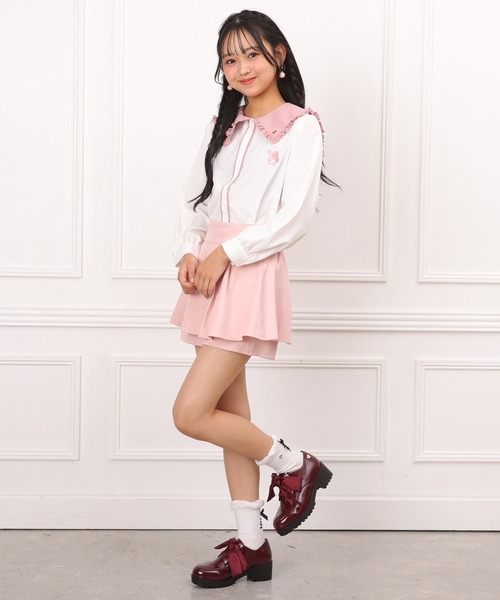 sanrio（サンリオ） ブラウス シャツ PINKHUNT セーラー襟シャツ 1024K