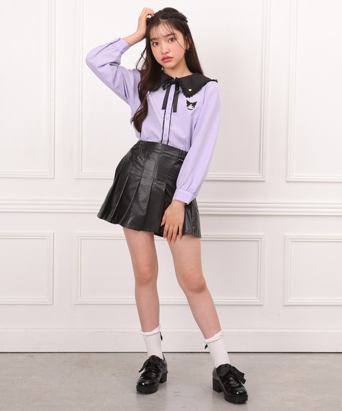 sanrio（サンリオ） ブラウス シャツ PINKHUNT セーラー襟シャツ 1024K