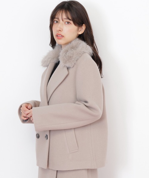 ジルスチュアート ❤️ リアルファー　コート Sサイズ JILL by JILL STUART（ジルバイジルスチュアート） コート アウター