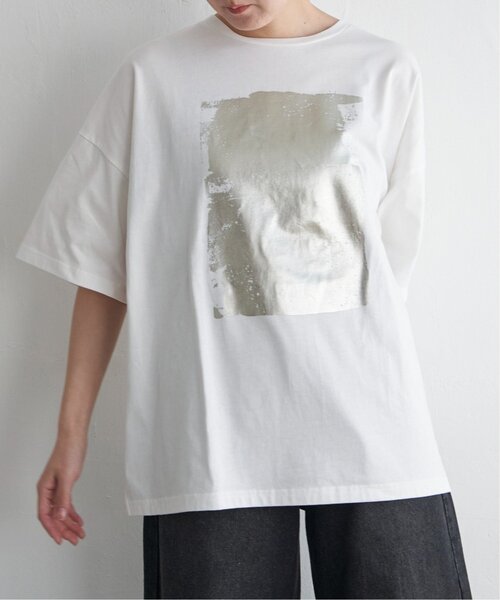 「notch.」 半袖Tシャツ M オフホワイト レディース_画像5