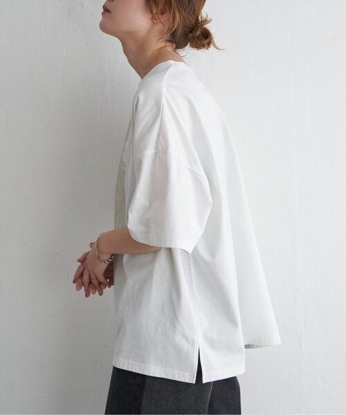 「notch.」 半袖Tシャツ M オフホワイト レディース_画像6