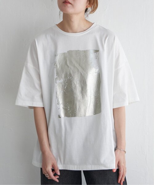 「notch.」 半袖Tシャツ M オフホワイト レディース_画像9