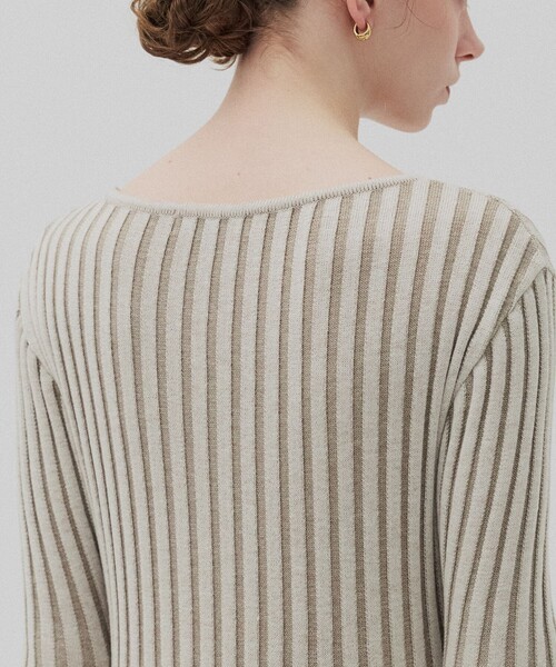 PUBLIC TOKYO（パブリックトウキョウ） ワンピース フレアリブニット