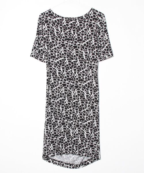 「Sinequanone」 半袖ワンピース - ブラック レディース_画像2