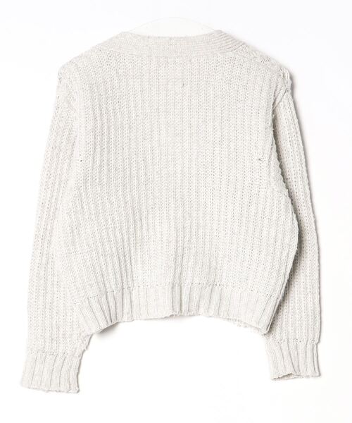 「conges payes ADIEU TRISTESSE」 ニットカーディガン - グレー レディース_画像2