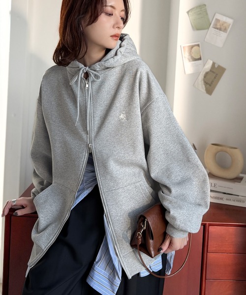 classicalelf（クラシカルエルフ） パーカー 羽織って暖か、さらりと