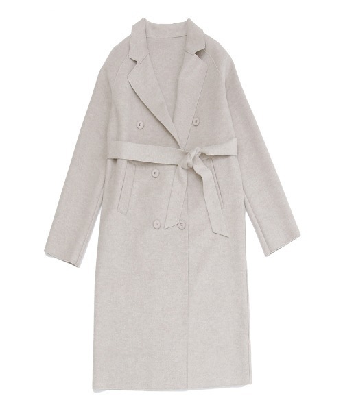 新品未使用品 ステラマッカートニー チェスターコート グレー コート チェスターコート ソフトメルトンチェスターコート レディース
