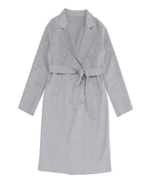 コート チェスターコート ソフトメルトンチェスターコート レディース
