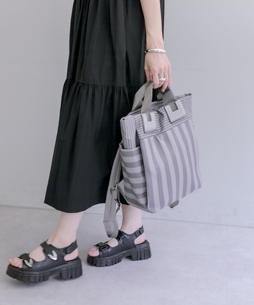 「ear PAPILLONNER」 リュック FREE グレー レディース_画像7