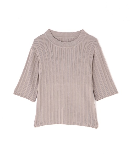 「N.(N. Natural Beauty Basic)」 半袖ニット MEDIUM ネイビー レディース_画像8