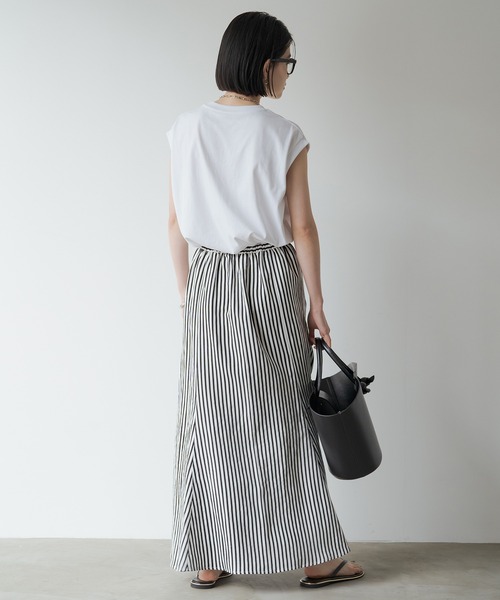 「LOUNGEDRESS」 半袖Tシャツ FREE ブラック レディース_画像8