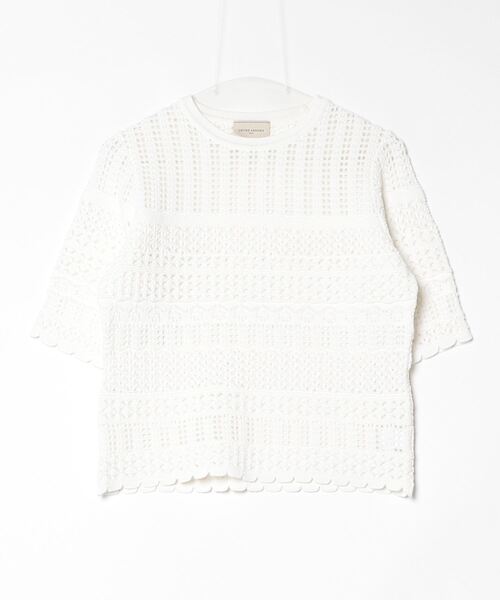 「UNITED ARROWS」 半袖ニット FREE ブラック レディースの画像