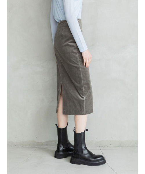 「enchainement」 タイトスカート 1 ベージュ レディース_画像3