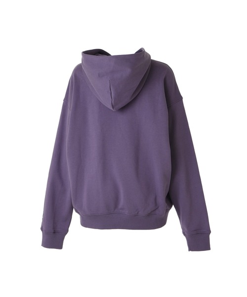 「New Balance」 プルオーバーパーカー LARGE ライトグレー レディース_画像5