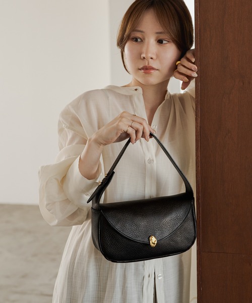 【希少】russet ラシット ダークブラウン　バッグ 大容量 russet（ラシット） ハンドバッグ FREE ダークブラウン レディース