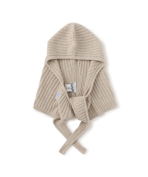 GANNI（ガニー） ニット帽 ニットキャップ 「」Core Future Wool Knit