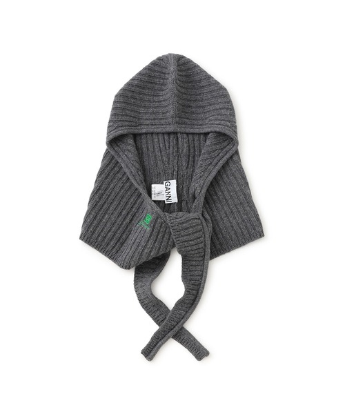 GANNI（ガニー） ニット帽 ニットキャップ 「」Core Future Wool Knit