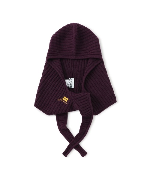 GANNI（ガニー） ニット帽 ニットキャップ 「」Core Future Wool Knit