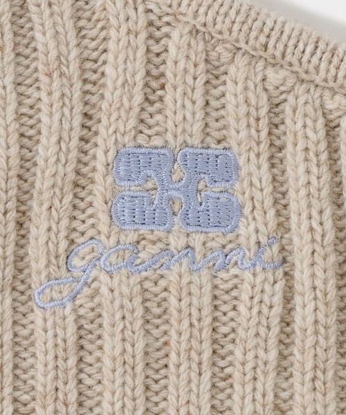 GANNI（ガニー） ニット帽 ニットキャップ 「」Core Future Wool Knit