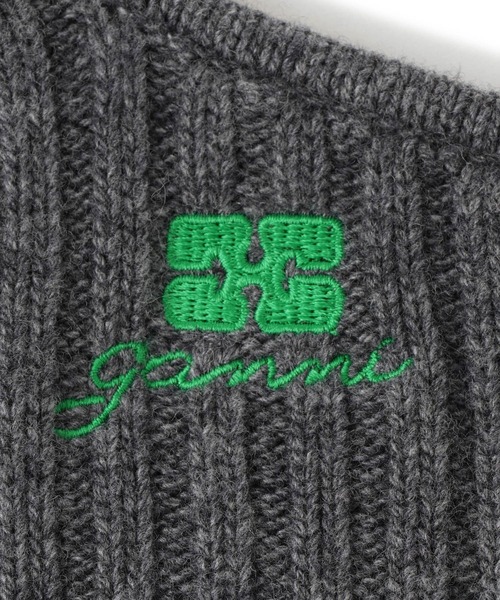 GANNI（ガニー） ニット帽 ニットキャップ 「」Core Future Wool Knit