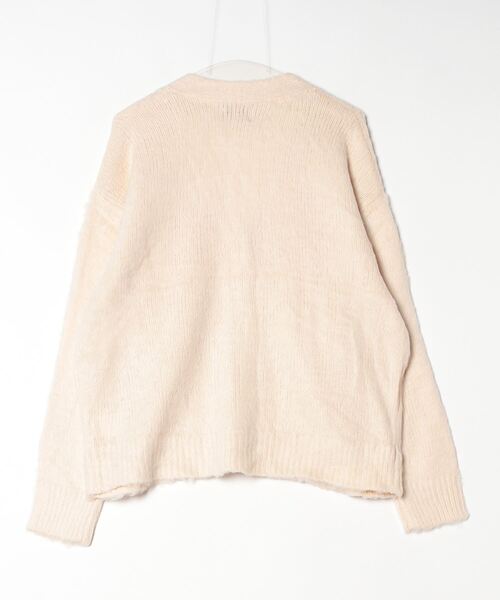 「PENNEYS」 「Coen」ニットカーディガン「THEFOXCOLLECTIONコラボ」 M オフホワイト レディース_画像2