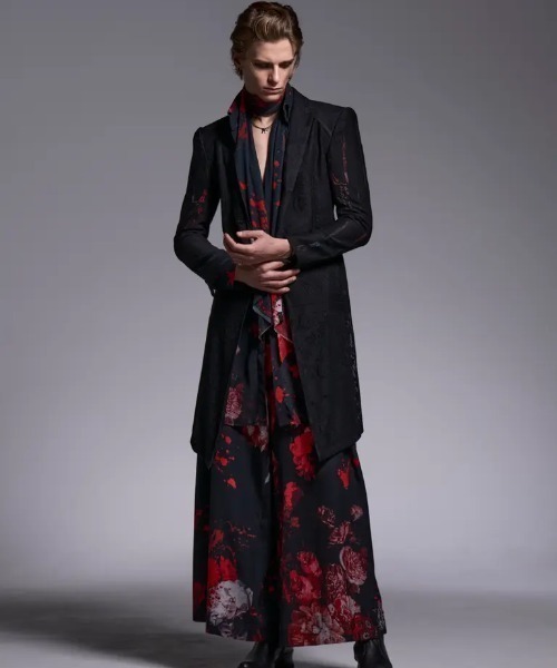 Kiryuyrik キリュウキリュウ フレア シフォン長袖シャツ kiryuyrik（キリュウキリュウ） シャツ Kiryuyrik/キリュウキリュウ